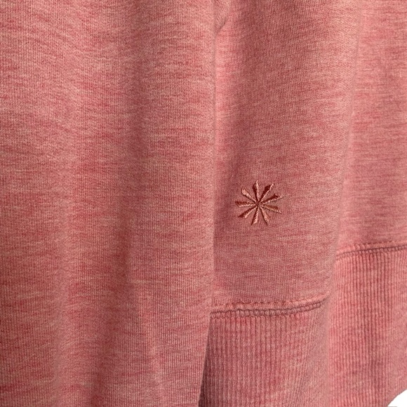 Athleta Apollo Crewneck Sweatshirt in Conch Pink Heather Size M - Picture 11 of 11